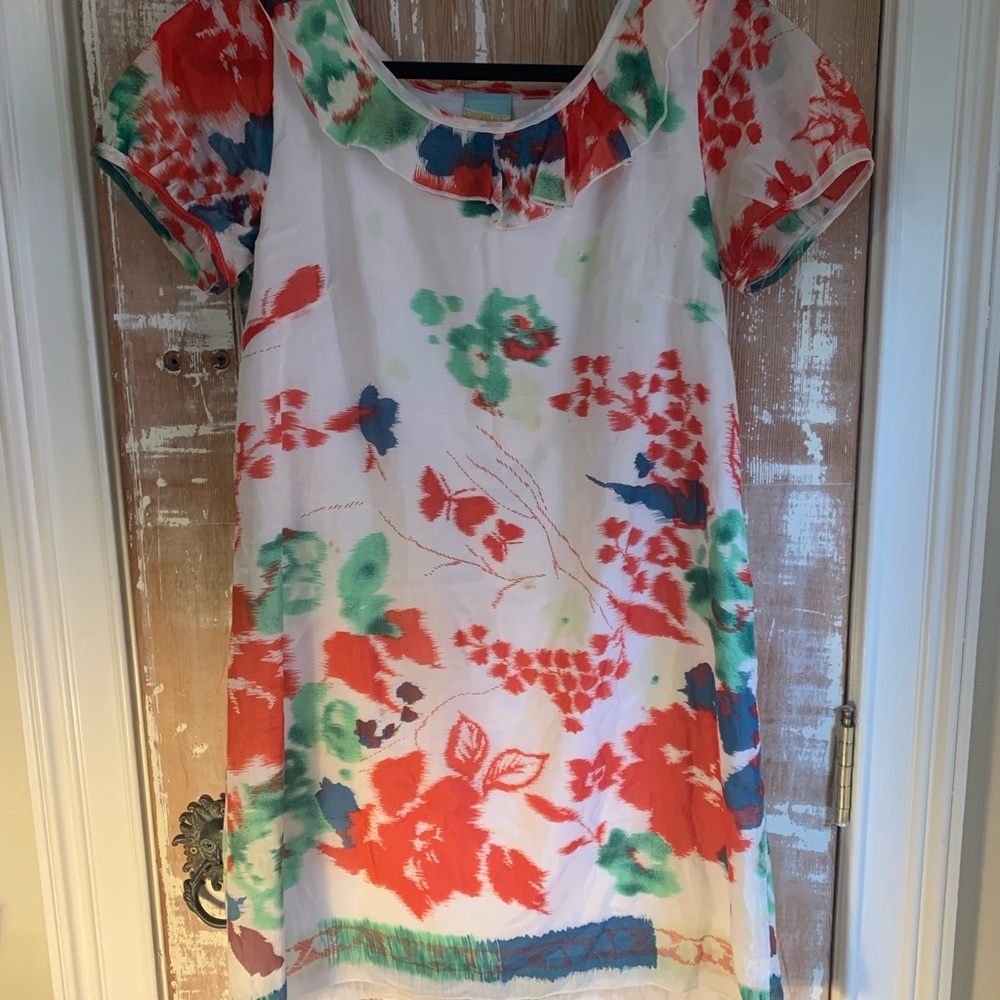 Multi Colored Patterned Shift Dress From Karlie - image 1